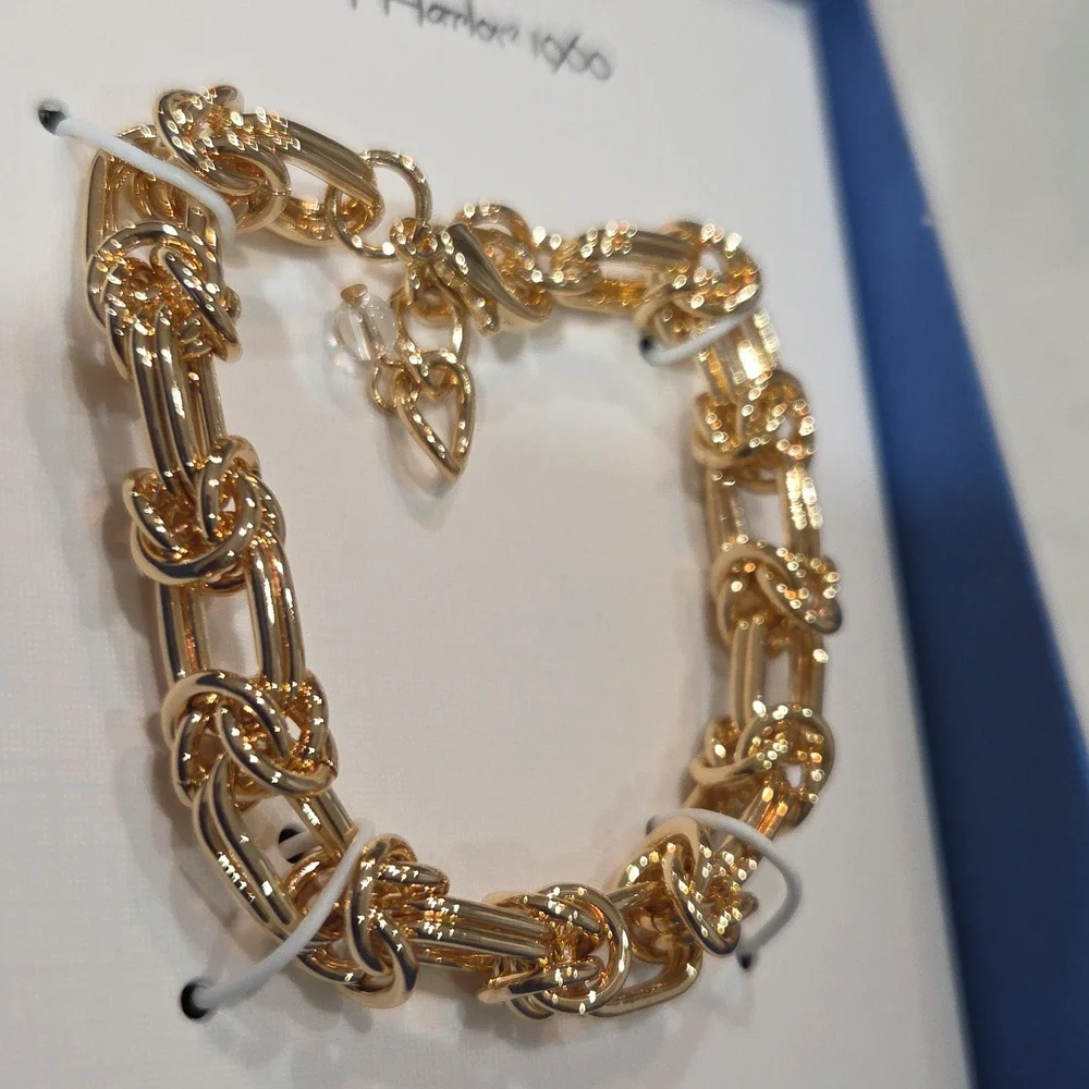 💛 ▪️House of Harlow ▪️1960 gold tone chain link bracelet